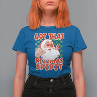 Funny Santa Rizz Christmas T Shirt For Women Got That Rizzmas Spirit Retro Groovy - Wonder Print Shop