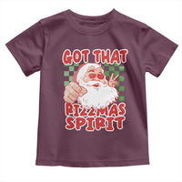 Funny Santa Rizz Christmas Toddler T Shirt Got That Rizzmas Spirit Retro Groovy