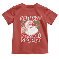 Funny Santa Rizz Christmas Toddler T Shirt Got That Rizzmas Spirit Retro Groovy