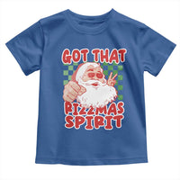Funny Santa Rizz Christmas Toddler T Shirt Got That Rizzmas Spirit Retro Groovy