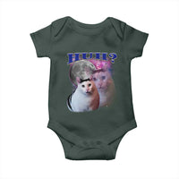 Funny Cat Emotion Meme Baby Onesie Huh Silly Sarcasm