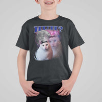 Funny Cat Emotion Meme T Shirt For Kid Huh Silly Sarcasm - Wonder Print Shop