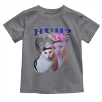 Funny Cat Emotion Meme Toddler T Shirt Huh Silly Sarcasm