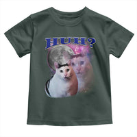 Funny Cat Emotion Meme Toddler T Shirt Huh Silly Sarcasm