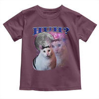 Funny Cat Emotion Meme Toddler T Shirt Huh Silly Sarcasm