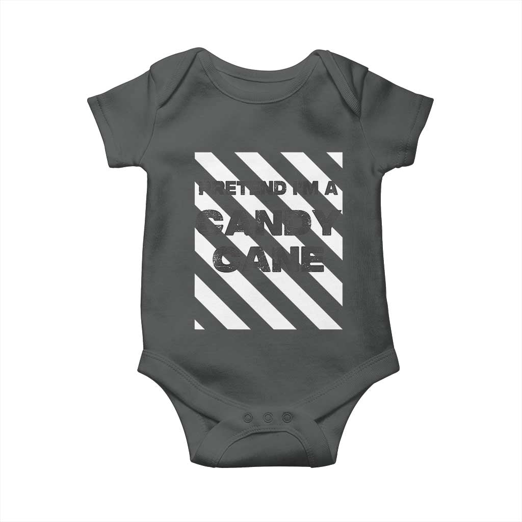 Funny Christmas Costume Baby Onesie Pretend I'm A Candy Cane