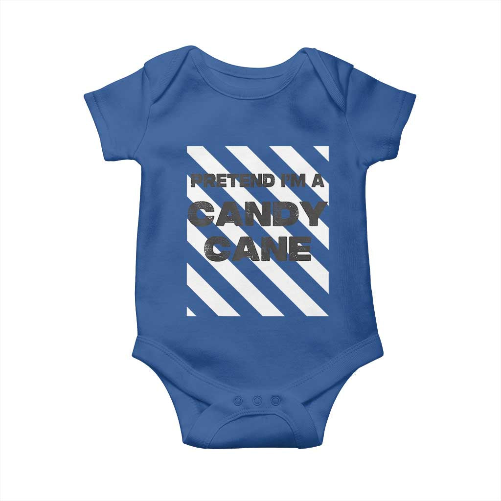 Funny Christmas Costume Baby Onesie Pretend I'm A Candy Cane