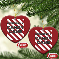 Funny Xmas Costume Christmas Ornament Pretend I'm A Candy Cane - Wonder Print Shop
