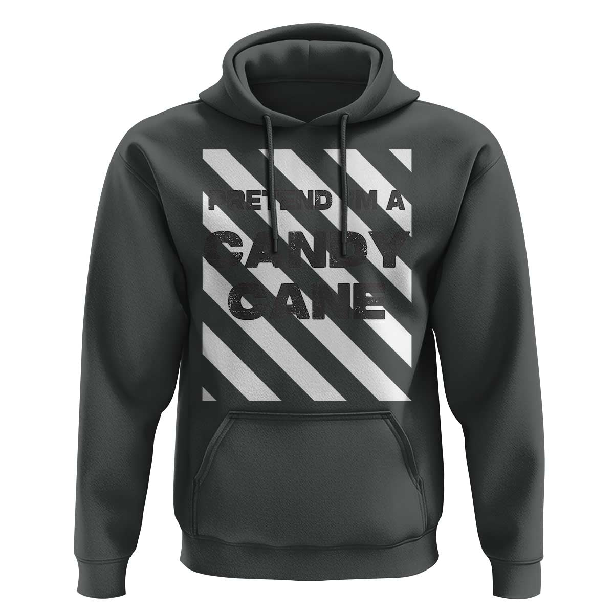 Funny Christmas Costume Hoodie Pretend I'm A Candy Cane