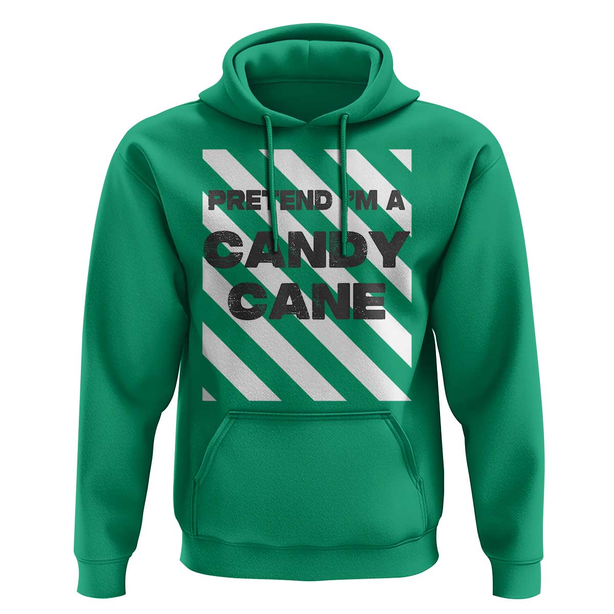 Funny Christmas Costume Hoodie Pretend I'm A Candy Cane