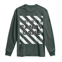 Funny Christmas Costume Long Sleeve Shirt Pretend I'm A Candy Cane