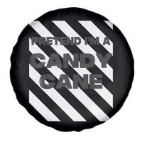 Funny Christmas Costume Spare Tire Cover Pretend I'm A Candy Cane