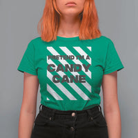 Funny Christmas Costume T Shirt For Women Pretend I'm A Candy Cane - Wonder Print Shop