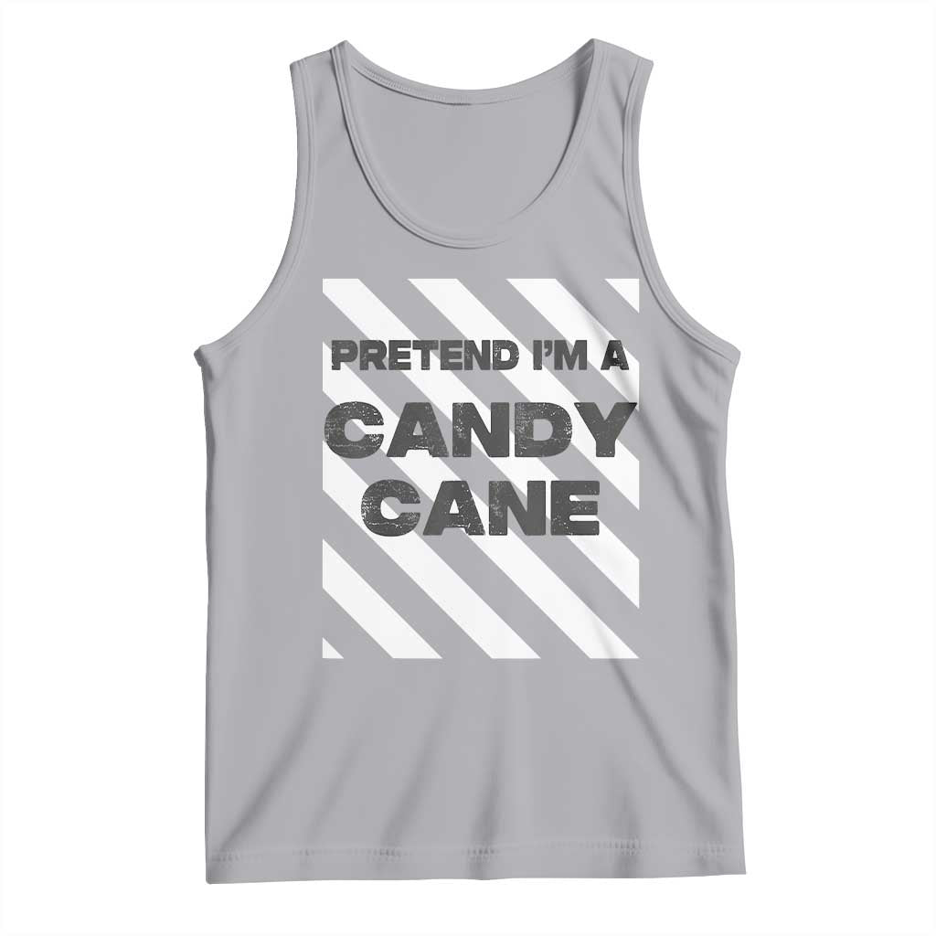 Funny Christmas Costume Tank Top Pretend I'm A Candy Cane