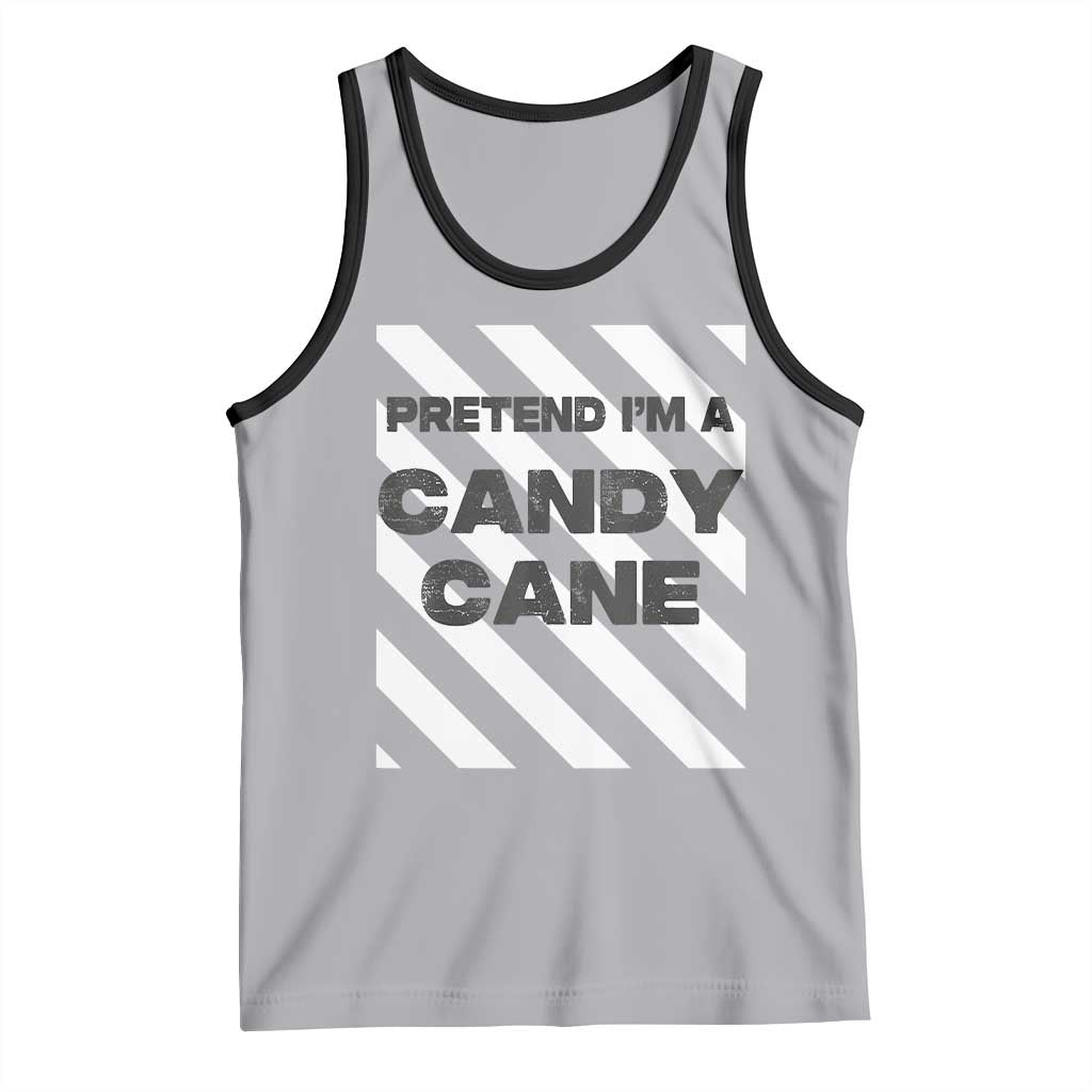 Funny Christmas Costume Tank Top Pretend I'm A Candy Cane