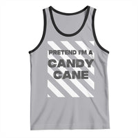 Funny Christmas Costume Tank Top Pretend I'm A Candy Cane
