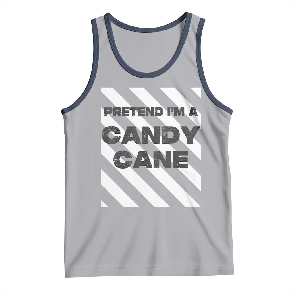 Funny Christmas Costume Tank Top Pretend I'm A Candy Cane