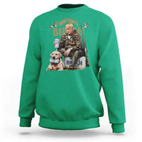 Funny Black Cat Sweatshirt Bruh Retro Cat Meme Graphic - Wonder Print Shop