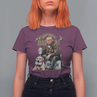 Funny Black Cat T Shirt For Women Bruh Retro Cat Meme Graphic - Wonder Print Shop