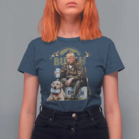 Funny Black Cat T Shirt For Women Bruh Retro Cat Meme Graphic - Wonder Print Shop