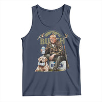 Funny Black Cat Tank Top Bruh Retro Cat Meme Graphic