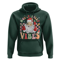 Retro Santa Christmas Hoodie Groovy Cute Santa Claus Christmas Vibes Xmas