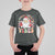 Retro Santa Christmas T Shirt For Kid Groovy Cute Santa Claus Christmas Vibes Xmas - Wonder Print Shop