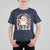 Retro Santa Christmas T Shirt For Kid Groovy Cute Santa Claus Christmas Vibes Xmas - Wonder Print Shop