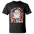 Retro Santa Christmas T Shirt Groovy Cute Santa Claus Christmas Vibes Xmas - Wonder Print Shop