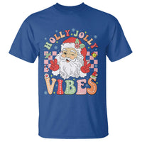 Retro Santa Christmas T Shirt Groovy Cute Santa Claus Christmas Vibes Xmas - Wonder Print Shop