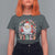 Retro Santa Christmas T Shirt For Women Groovy Cute Santa Claus Christmas Vibes Xmas - Wonder Print Shop