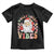 Retro Santa Christmas Toddler T Shirt Groovy Cute Santa Claus Christmas Vibes Xmas