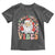 Retro Santa Christmas Toddler T Shirt Groovy Cute Santa Claus Christmas Vibes Xmas
