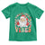 Retro Santa Christmas Toddler T Shirt Groovy Cute Santa Claus Christmas Vibes Xmas