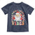 Retro Santa Christmas Toddler T Shirt Groovy Cute Santa Claus Christmas Vibes Xmas