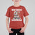 Funny Dabbing Santa Rizz Christmas T Shirt For Kid Skibidi Rizzmas Xmas Lights - Wonder Print Shop