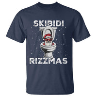 Funny Santa Rizz Christmas T Shirt Skibiti Toilet Rizzmas - Wonder Print Shop