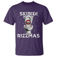 Funny Santa Rizz Christmas T Shirt Skibiti Toilet Rizzmas - Wonder Print Shop