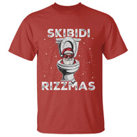 Funny Santa Rizz Christmas T Shirt Skibiti Toilet Rizzmas - Wonder Print Shop