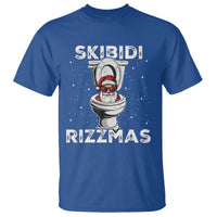 Funny Santa Rizz Christmas T Shirt Skibiti Toilet Rizzmas - Wonder Print Shop