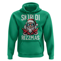 Christmas Bruh Hoodie Green Xmas Santa Hat Festive Vibe