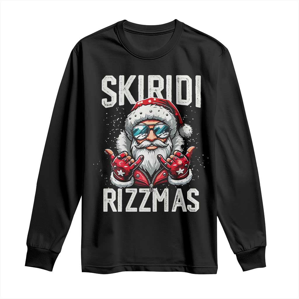 Christmas Bruh Long Sleeve Shirt Green Xmas Santa Hat Festive Vibe