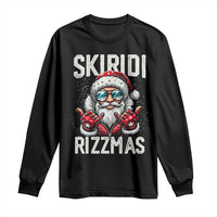 Christmas Bruh Long Sleeve Shirt Green Xmas Santa Hat Festive Vibe