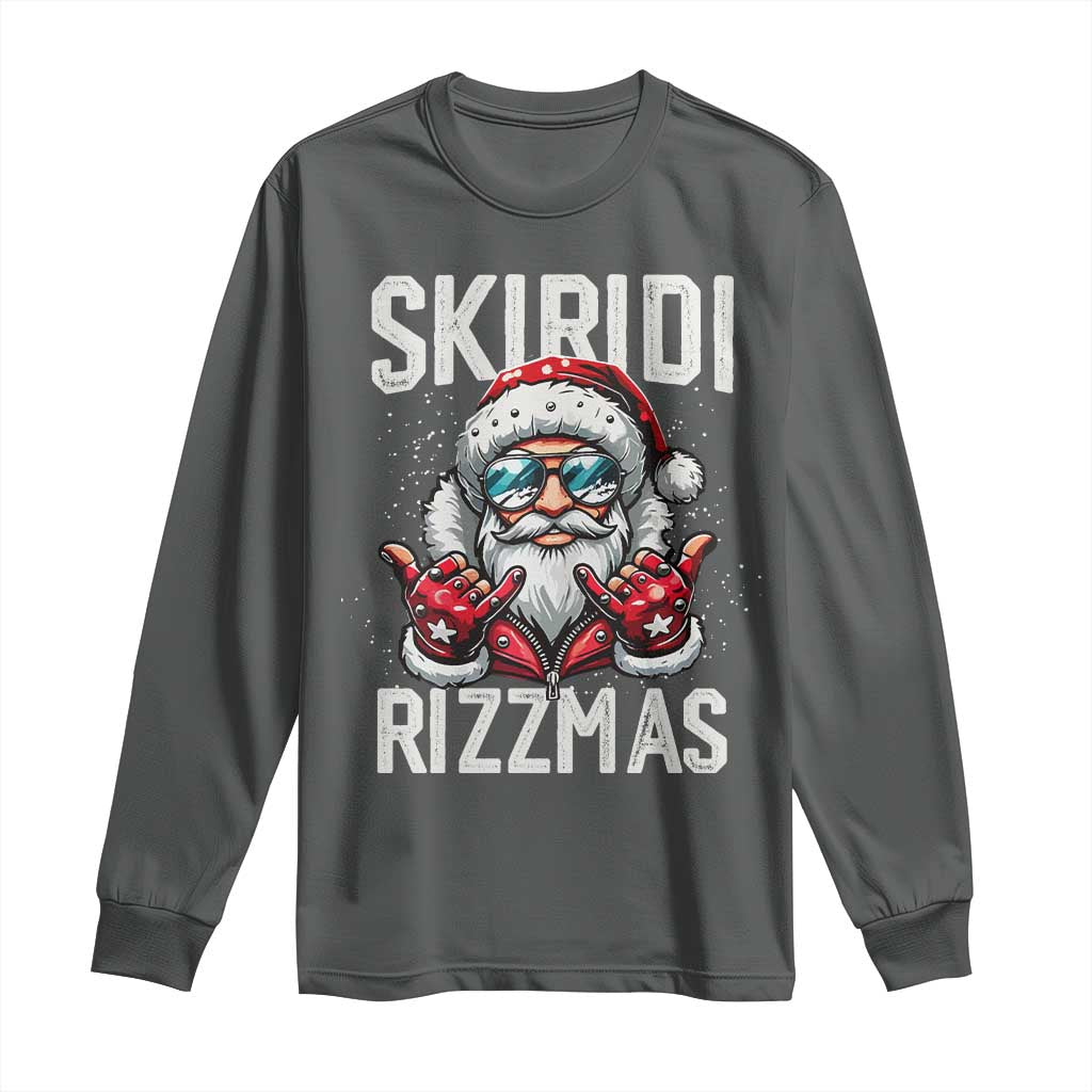 Christmas Bruh Long Sleeve Shirt Green Xmas Santa Hat Festive Vibe