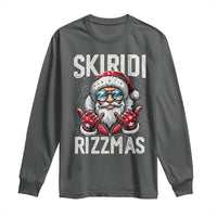 Christmas Bruh Long Sleeve Shirt Green Xmas Santa Hat Festive Vibe