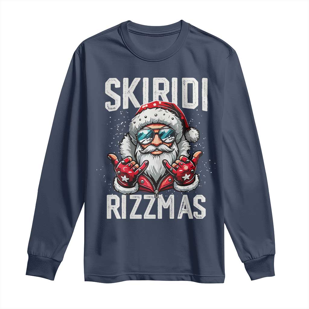 Christmas Bruh Long Sleeve Shirt Green Xmas Santa Hat Festive Vibe