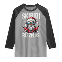 Christmas Bruh Raglan Shirt Green Xmas Santa Hat Festive Vibe