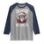 Christmas Bruh Raglan Shirt Green Xmas Santa Hat Festive Vibe