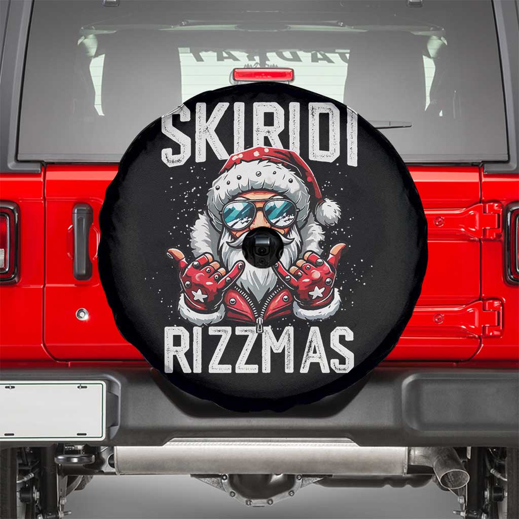 Christmas Bruh Spare Tire Cover Green Xmas Santa Hat Festive Vibe