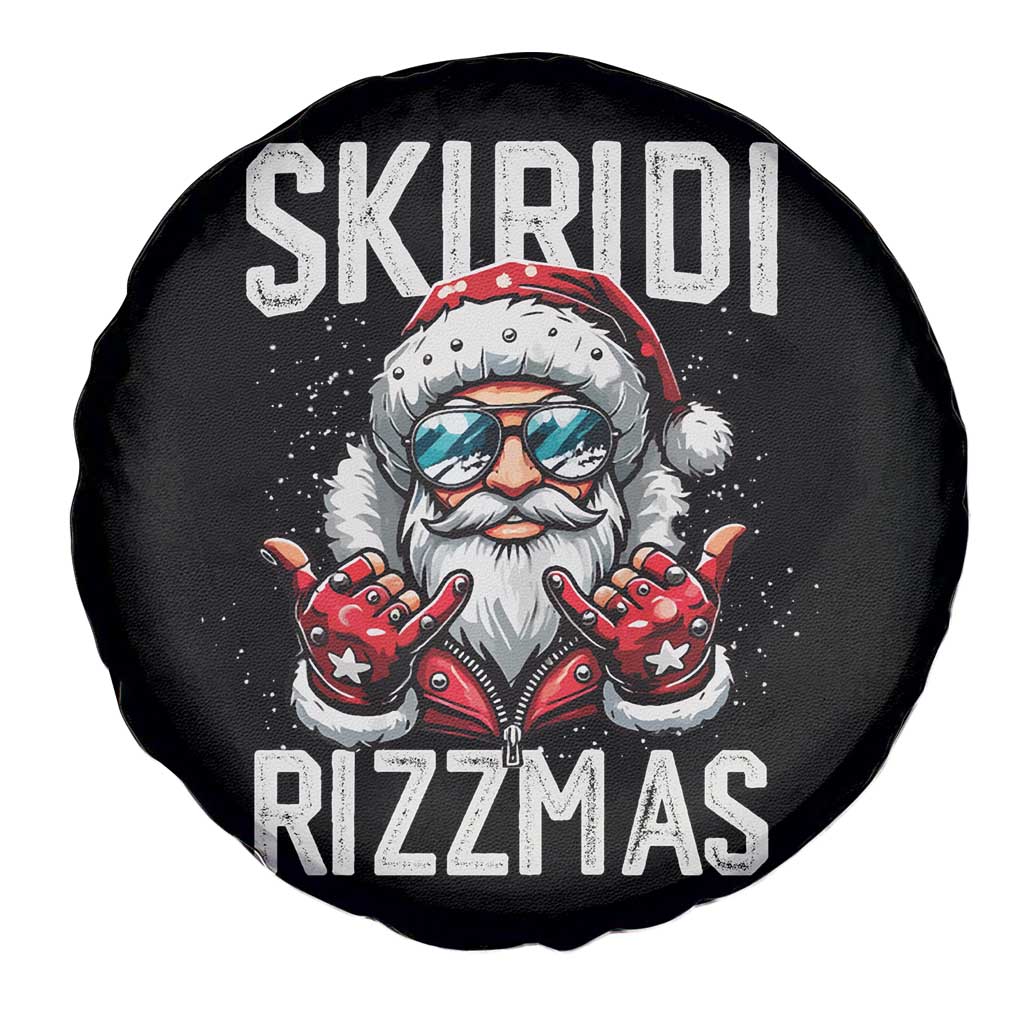 Christmas Bruh Spare Tire Cover Green Xmas Santa Hat Festive Vibe